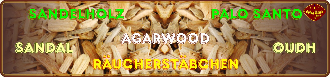 Sandelholz, Agarwood, Palo Santo Räucherstäbchen