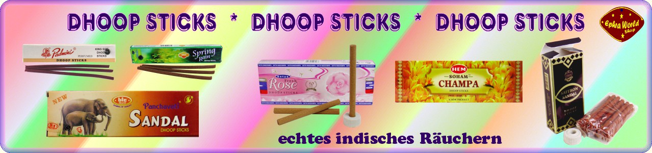 Dhoop Sticks Räucherwerk - Ephra World Räucherwerk Shop