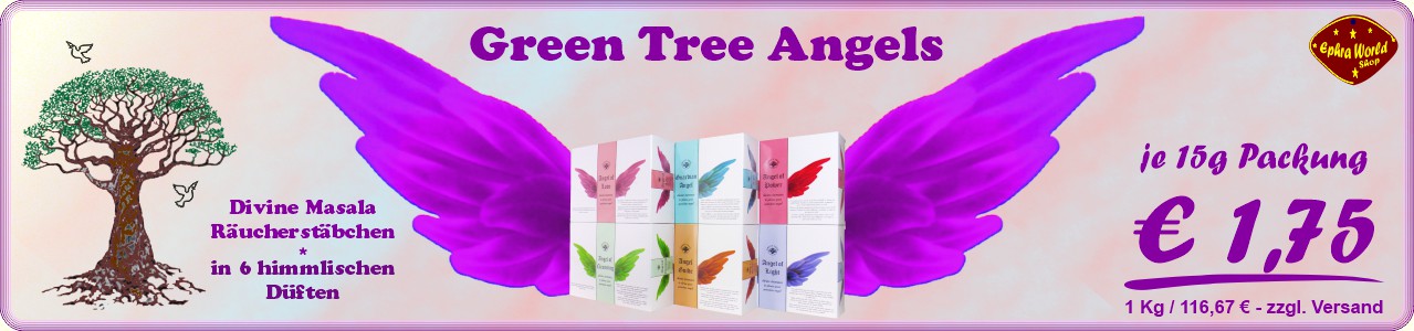 Green Tree Divine Masala Räucherstäbchen im Ephra World Shop
