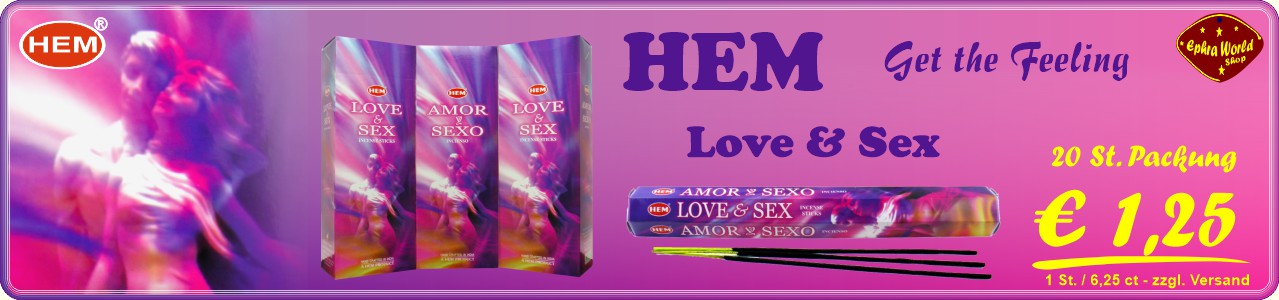 HEM Räucherstäbchen Love & Sex