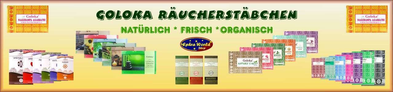 Goloka Räucherstäbchen & Räucherkegel