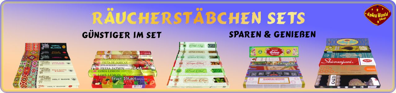 Ephra World Räucherstäbchen Shop - Räucherstäbchen Sets