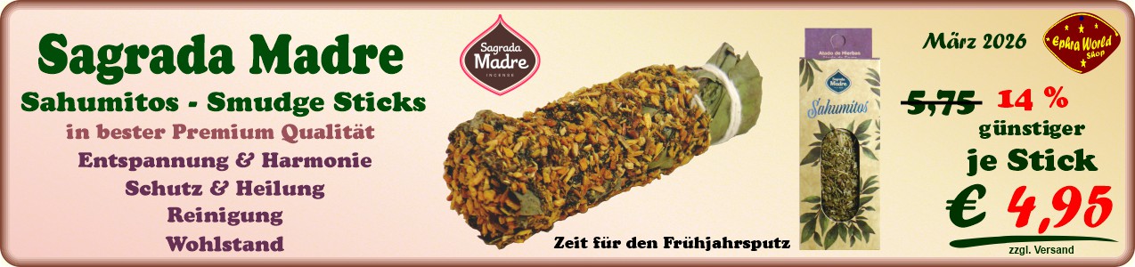 Sagrada Madre Sahumitos/Smudge Sticks 4,95 €
