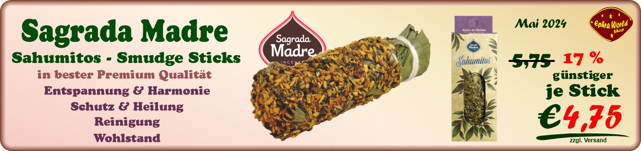 Sagrada Madre Sahumitos/Smudge Sticks 4,75 €