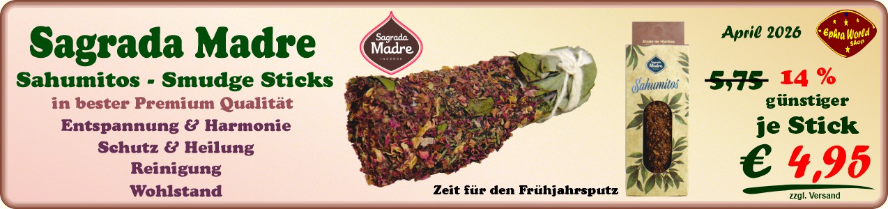 Sagrada Madre Sahumitos/Smudge Sticks 4,95 €