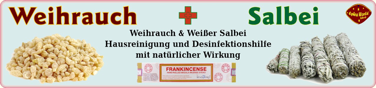 Weißer Salbei & Weihrauch zur Desinfektiion & Hausreinigung