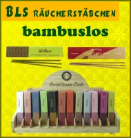 Bambuslose Räucherstäbchen — 55+ Sorten ab 3,25 €
