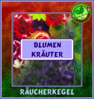 Blumen- & Kräuter-Räucherkegel — 100+ Sorten ab 0,99 €