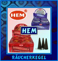 HEM Räucherkegel — 70+ Sorten ab 0,99 €