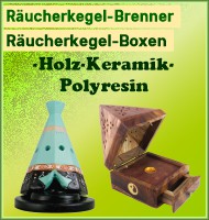 Räucherkegel-Halter & Brenner — 55+ Modelle ab 3,95 €