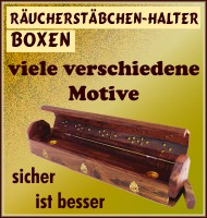 Räucherstäbchenhalter-Boxen — 20+ Modelle ab 9,95 €