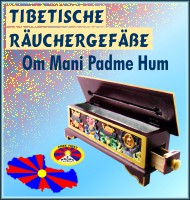 Tibetische Räuchergefäße - Räuchertruhen
