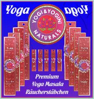 Yoga Masala Räucherstäbchen Yogi & Yogini, feinste Inhaltsstoffe für bedenkenlosen Genuß. Top Auswahl im Fachhandel 1 Klick entfernt. Hier einfach bestellen.