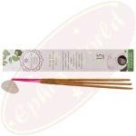 Green Tree Gem Stone Masala Räucherstäbchen Spiritual Balance Jasmine & Crystal Quarz