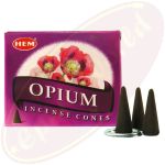 HEM Opium (Mohn) Räucherkegel