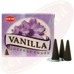 HEM Vanilla Räucherkegel