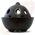 Räucherkegelbrenner schwarz 8x7cm