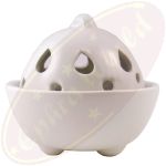 Räucherkegelbrenner weiß 8 x 7 cm