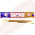 Satya Sai Baba Nag Champa & Sandalwood Combo Masala Räucherstäbchen (MUM) LLP