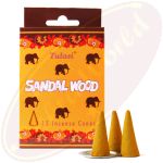 Tulasi Sandalwood Räucherkegel