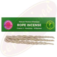 Natural Tibetan Himalayan Rope Incense/Räucherschnüre 3. Chakra