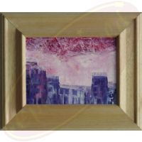 Abstraktes Acrylgemälde Burnout von Wanda Tauer