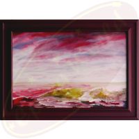 Acrylgemälde Schäumendes Meer von Wanda Tauer 