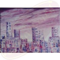 Acrylgemälde Ausgebrannt von Wanda Tauer