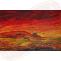 Acrylgemälde Entfliehen von Wanda Tauer