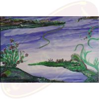 Acrylgemälde In Reptilo von Wanda Tauer