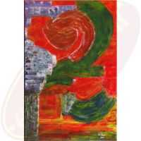 Acrylgemälde Rom Brennt von Wanda Tauer