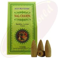 Ayurvedic Nag Champa Masala Rückfluss-Räucherkegel