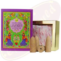 Sree Vani Golden India Backflow Cones/Rückflussräucherkegel Lavender
