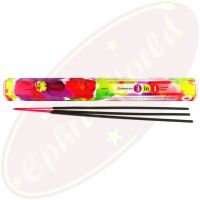 Darshan 3 in 1 Blumenduft Räucherstäbchen