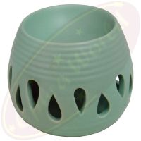 Duftlampe Simple grün Keramik 10x9cm