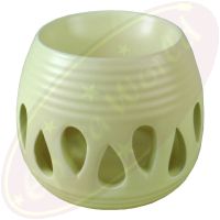 Duftlampe Simple pastellgelb Keramik 10x9cm