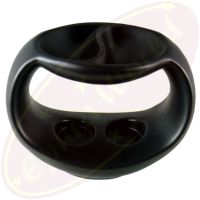 Duftlampe Yang schwarz Keramik 18x10x14cm