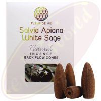 Fleur De Vie Rückfluss Räucherkegel Salvia Apiana White Sage