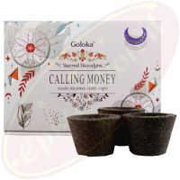 Goloka Räucherkohle-Töpfchen & Räucherharz Calling Money
