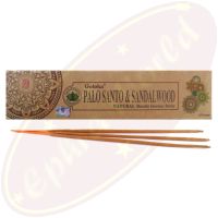 Goloka natürliche Masala Räucherstäbchen Palo Santo & Sandalwood