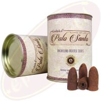 Goloka Rückfluss Räucherkegel Backflow Cones Natural Palo Santo