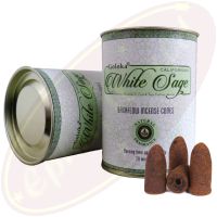 Goloka Rückfluss Räucherkegel Backflow Cones Natural White Sage