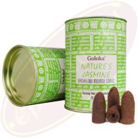 Goloka Rückfluss Räucherkegel Backflow Cones Nature´s Jasmine