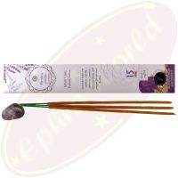 Green Tree Gem Stone Masala Räucherstäbchen Healing Lavender & Amethyst