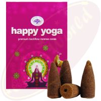Green Tree Rückfluss Räucherkegel/Backflow Cones Happy Yoga
