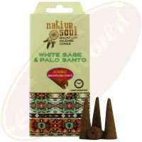 Green Tree Native Soul White Sage & Palo Santo Rückflussräucherkegel/Backflow Cones