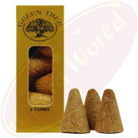 Green Tree Premium Palo Santo Natural Masala Räucherkegel