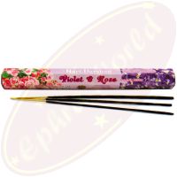 Hari Darshan Violet & Rose Räucherstäbchen