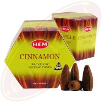 HEM Cinnamon Backflow Cones Rückflussräucherkegel