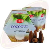 HEM Coconut Backflow Cones Rückflussräucherkegel